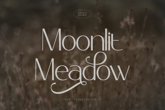 Golden Brown Font - Preview 6