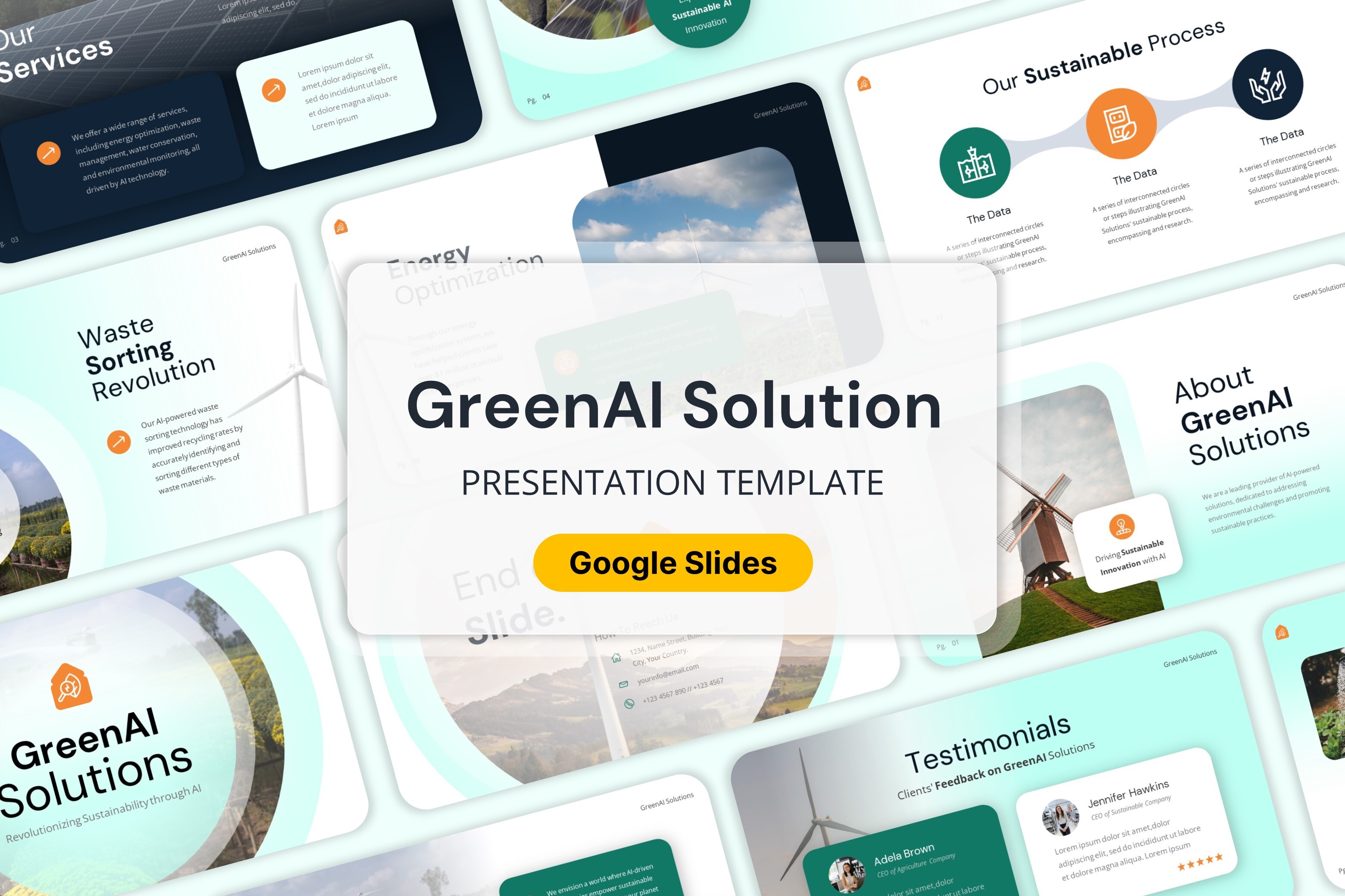 GreenAI Solutions - Google Slides Graphic by Moara · Creative Fabrica