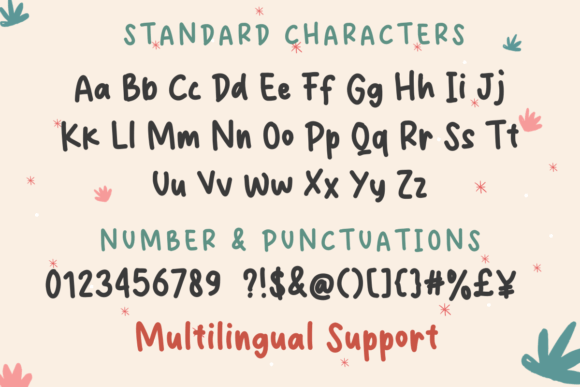 Hello Blossom Font PNG with transparent background - Preview 4