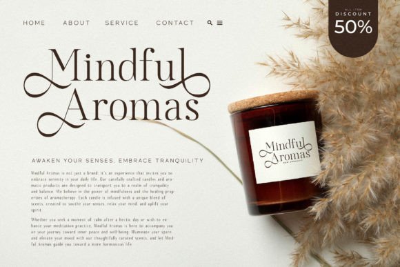 Megdira Font font preview - 5