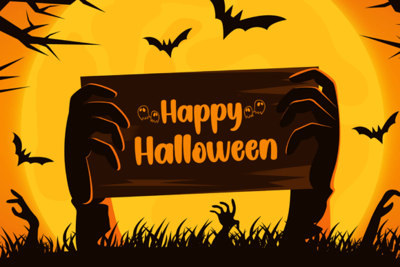 Scary Island Font PNG with transparent background - Preview 3