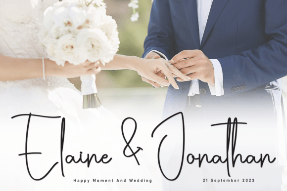 Shinebright Font PNG with transparent background - Preview 1