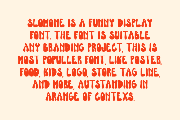 Slomone Font PNG with transparent background - Preview 1