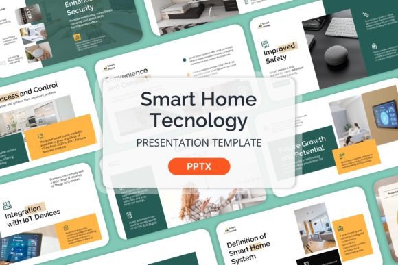 Preview of Smart Home Technology - PPT Template technology presentation template
