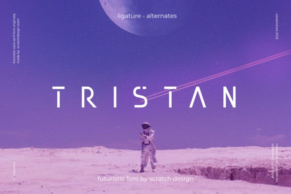 Tristan Font by Scratch Design · Creative Fabrica font preview
