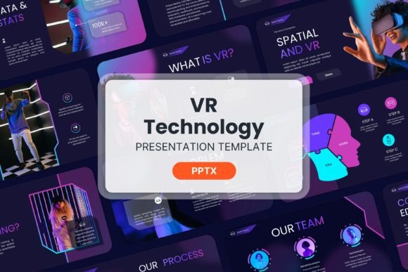 Preview of VR Technology - Powerpoint Template technology presentation template