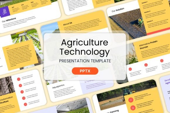 Preview of Agriculture Technology - PPT Templates PowerPoint template