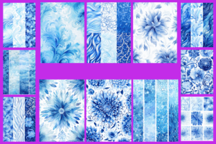 Blue Patterns Graphic by Digital Art Studio · Creative Fabrica