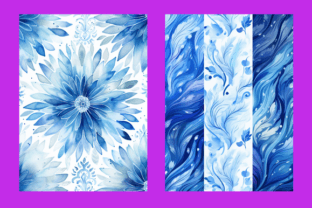 Blue Patterns Graphic by Digital Art Studio · Creative Fabrica