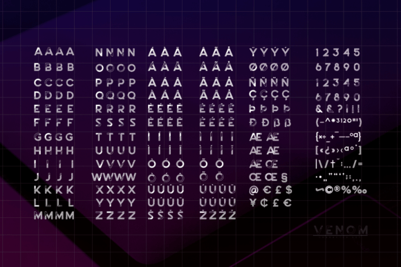 Blue Venom Font - Preview 5