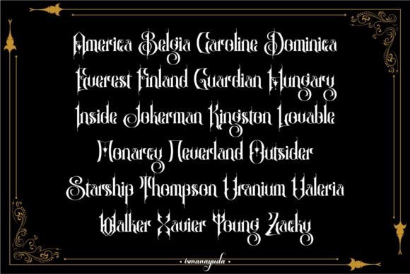 Brighton Saster Font - Preview 3