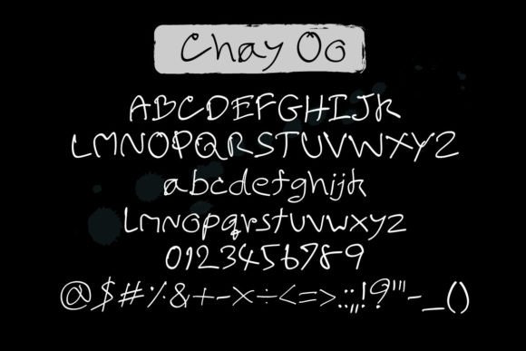 Chay Oo Font - Preview 1