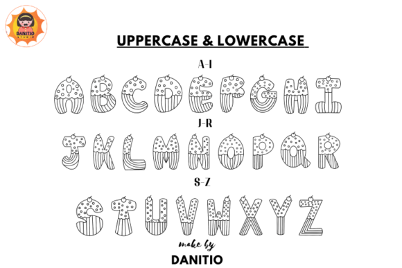 Christmas Cupcake Font - Preview 1