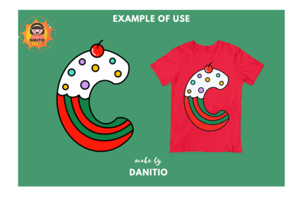 Christmas Cupcake Font - Preview 4