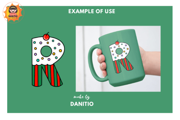 Christmas Cupcake Font - Preview 5