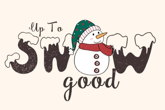 Christmas Snow Font - Preview 2