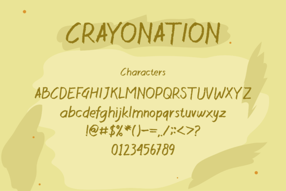 Crayonation Font - Preview 3
