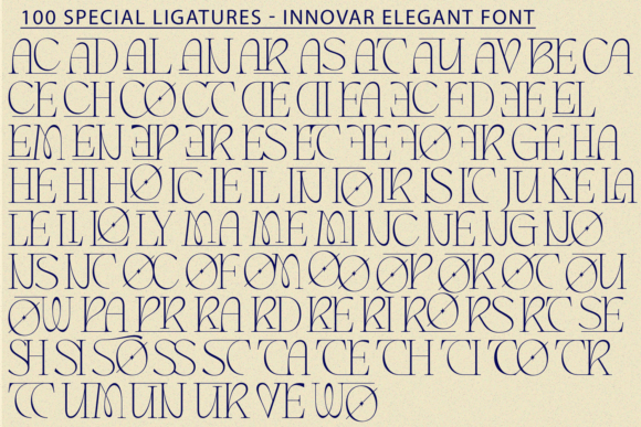 Innovar Elegant Font PNG with transparent background - Preview 6