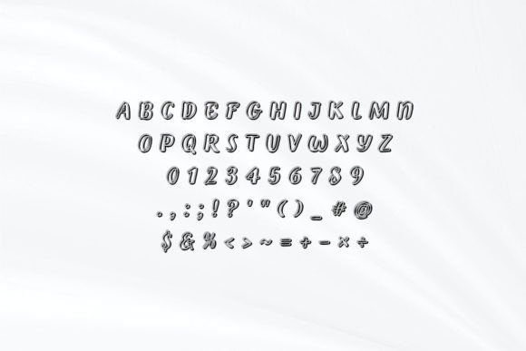 Penico Font PNG with transparent background - Preview 1