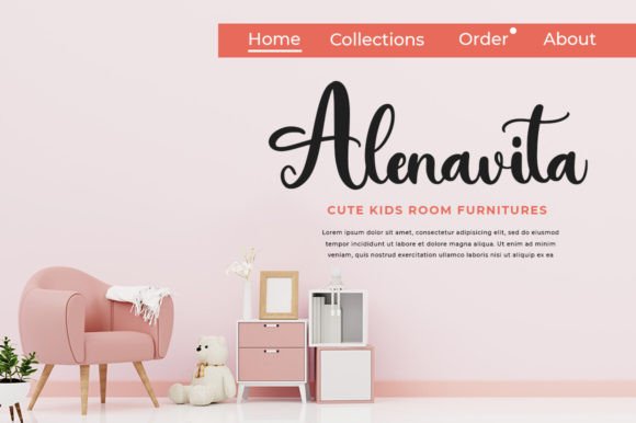 Revitalona Font PNG with transparent background - Preview 6