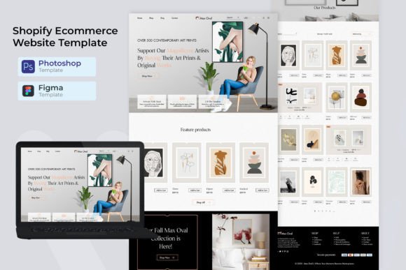 Shopify Art Store template