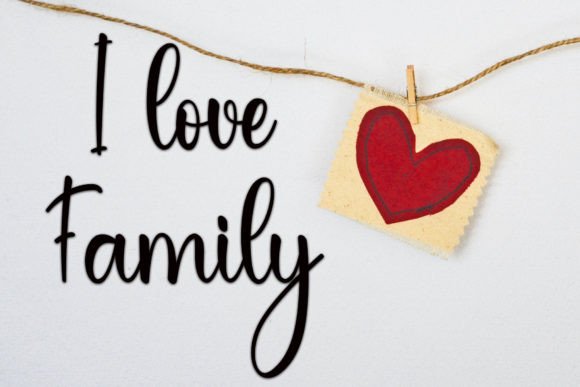 Simple Siblings Font PNG with transparent background - Preview 2