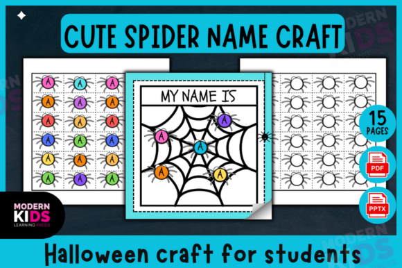 Spider Name Activity Craft