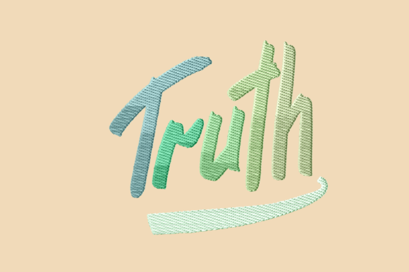 Truth Energetic Lettering