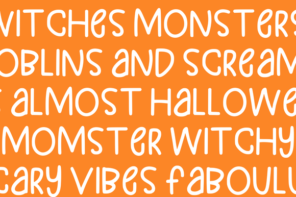 Candy Corn Font - Preview 1