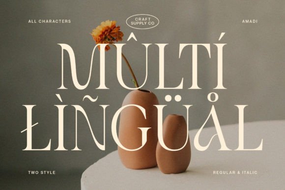 Amadi Font PNG with transparent background - Preview 6