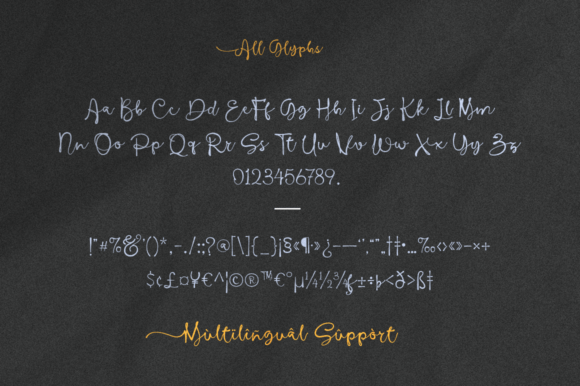Barona Script Font - Preview 2