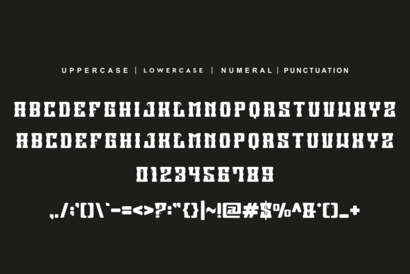 Black Sponge Font PNG with transparent background - Preview 5