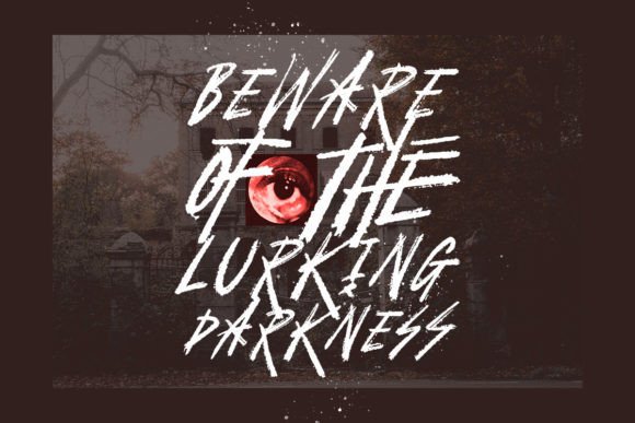 Bloody Grounds Font - Preview 1