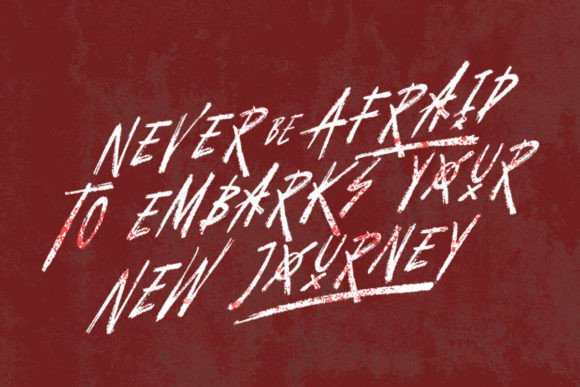 Bloody Grounds Font - Preview 2