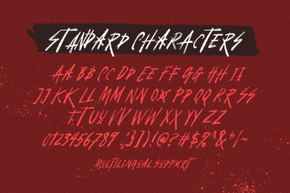 Bloody Grounds Font - Preview 4