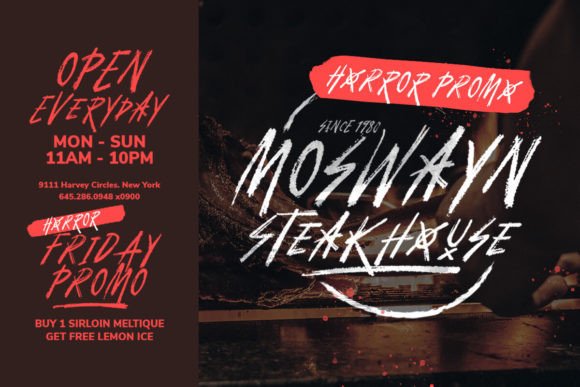 Bloody Grounds Font - Preview 5