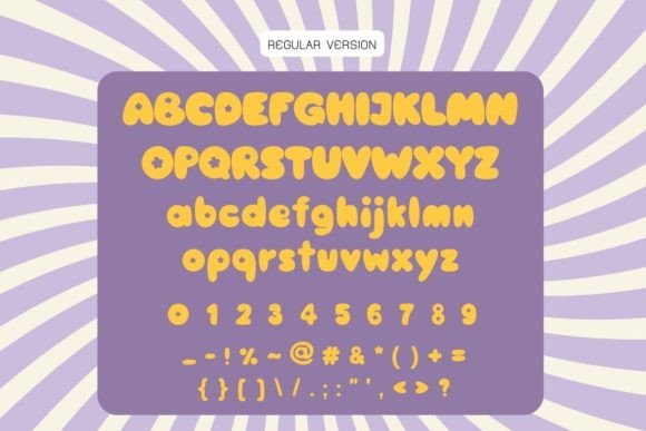 Boom Flower Font - Preview 1