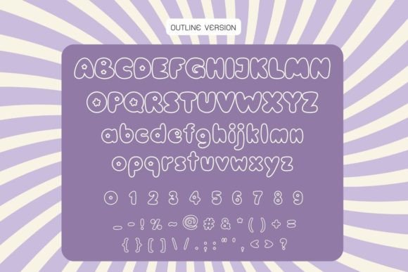 Boom Flower Font - Preview 2