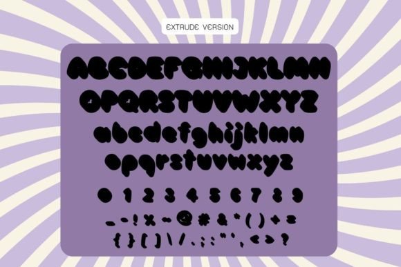 Boom Flower Font - Preview 3