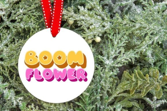 Boom Flower Font - Preview 5