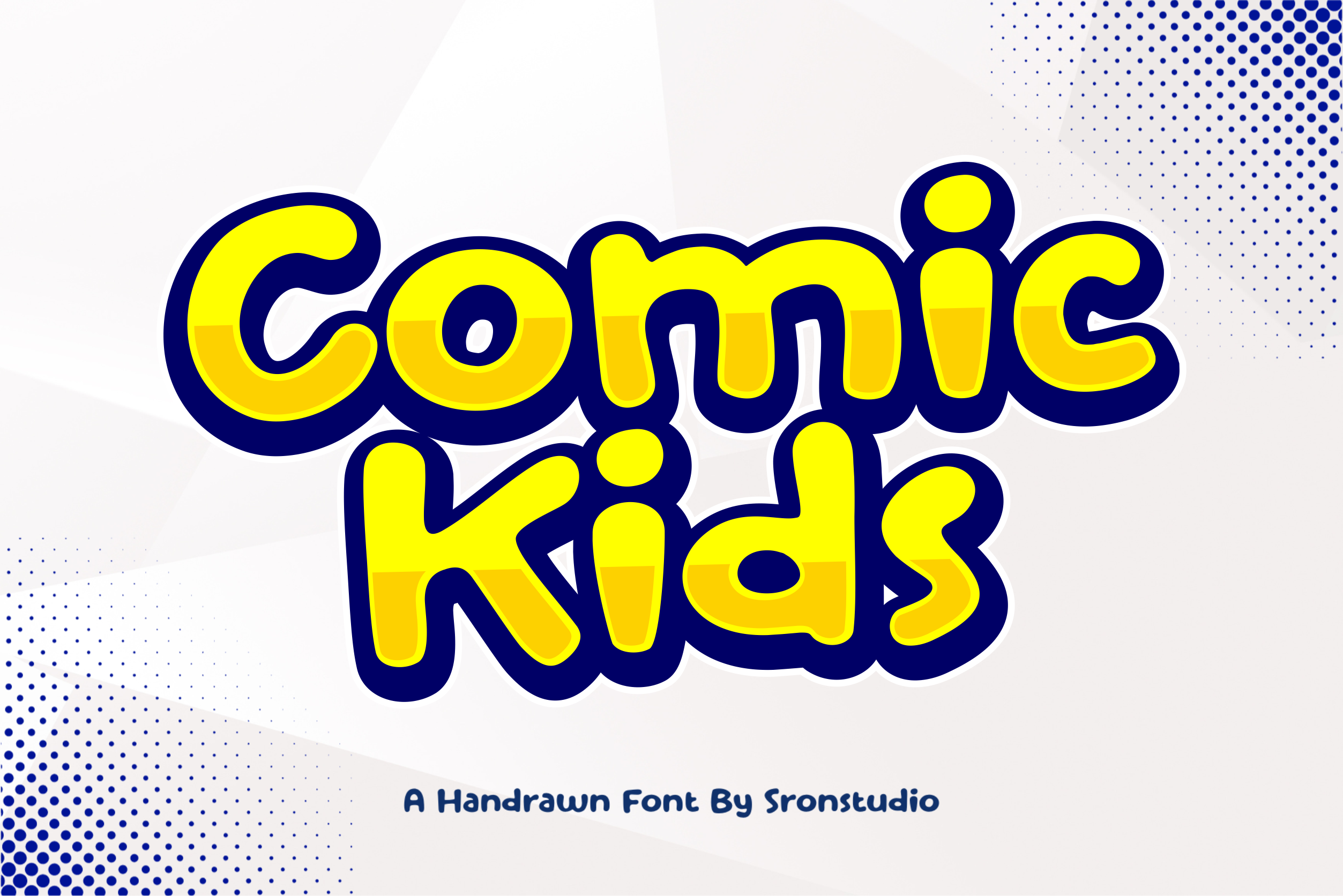 Comic Kids preview, playful comic-style font
