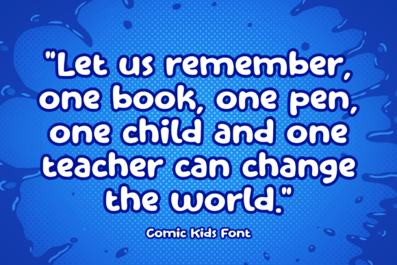 Comic Kids Font - Preview 1