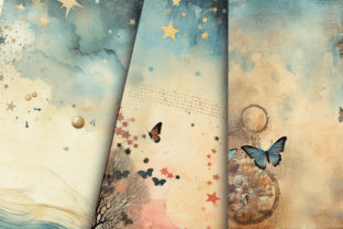Dream Scrapbook Paper Bundle Graphic by Regulrcrative · Creative Fabrica