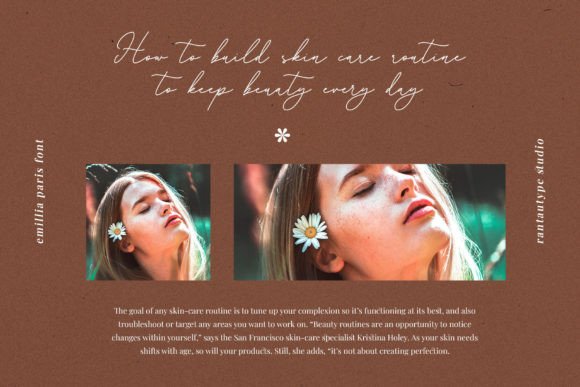 Emillia Paris Font PNG with transparent background - Preview 6