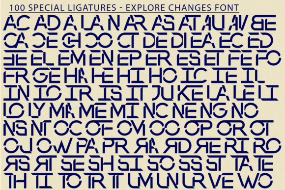 Explore Changes Font - Preview 6