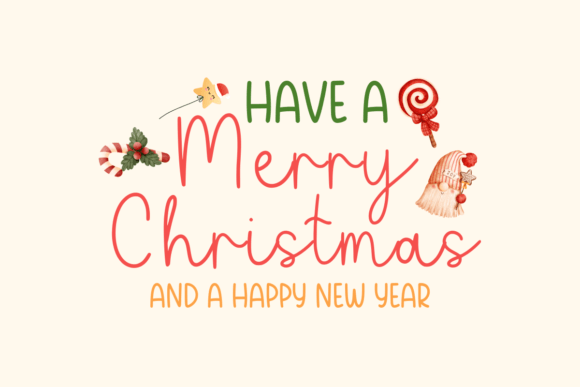 Farmhouse Christmas Font - Preview 1