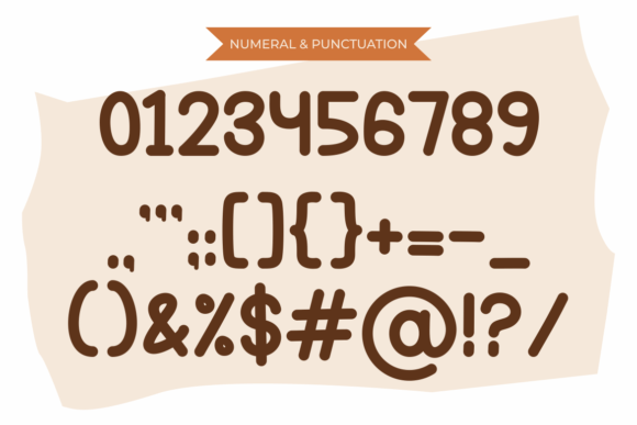 Harvest Autumn Font PNG with transparent background - Preview 2