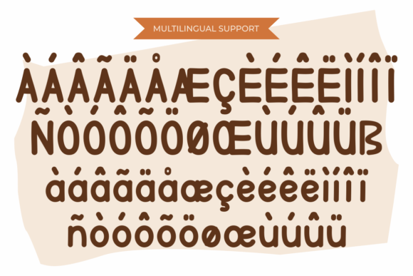 Harvest Autumn Font PNG with transparent background - Preview 3