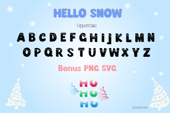 Hello Snow Font - Preview 2