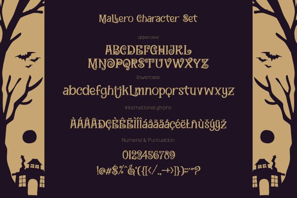 Mallero Font PNG with transparent background - Preview 6